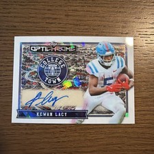 2026 Leaf Optichrome Football Kewan Lacy College Town Prospect RC Auto 1/1