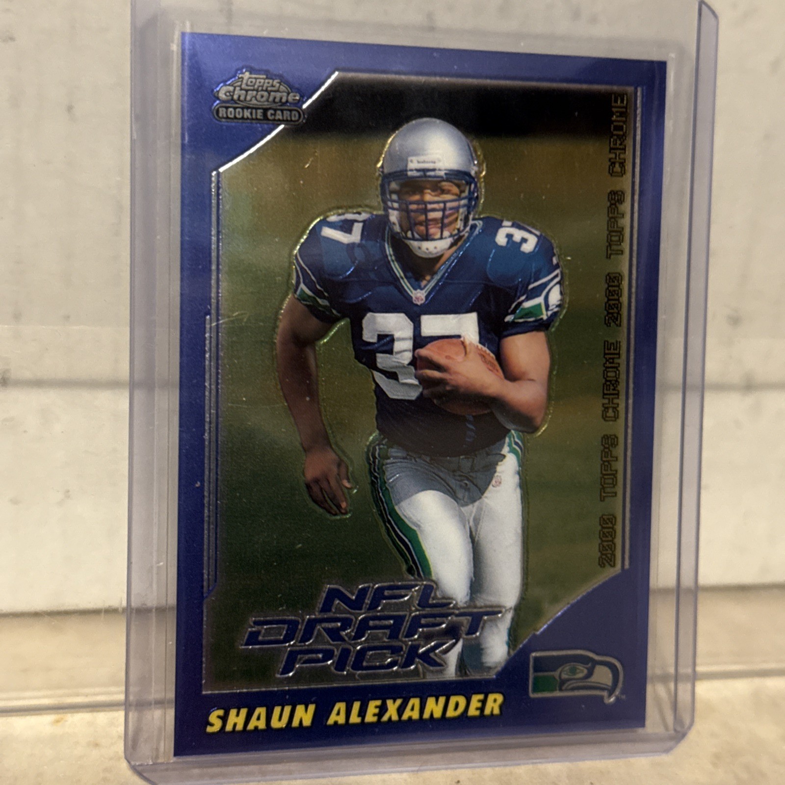 2000 Topps Chrome #241, SHAUN ALEXANDER Rookie RC /1650, Seattle Seahawks