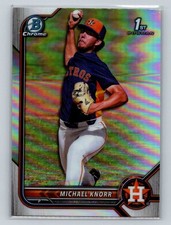 2022 Bowman Draft #BDC-120 Michael Knorr Chrome Refractor