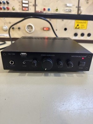 Universal Kompakt - Voll - Verstärker MONACOR  SA-100 2x50W / Neu / OVP