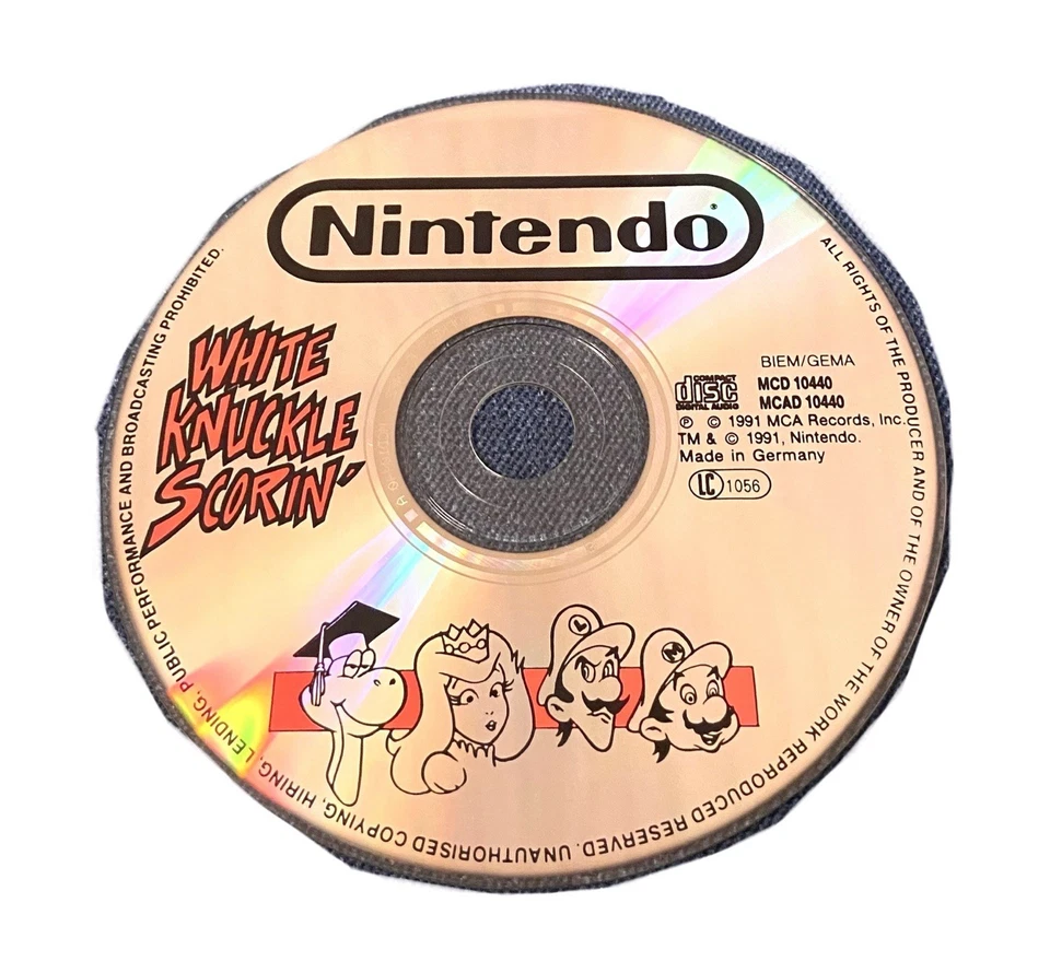 Vintage Nintendo White Knuckle Scorin' by Various Artists CD 1991 MCA Neuwertig - Bild 4 von 4