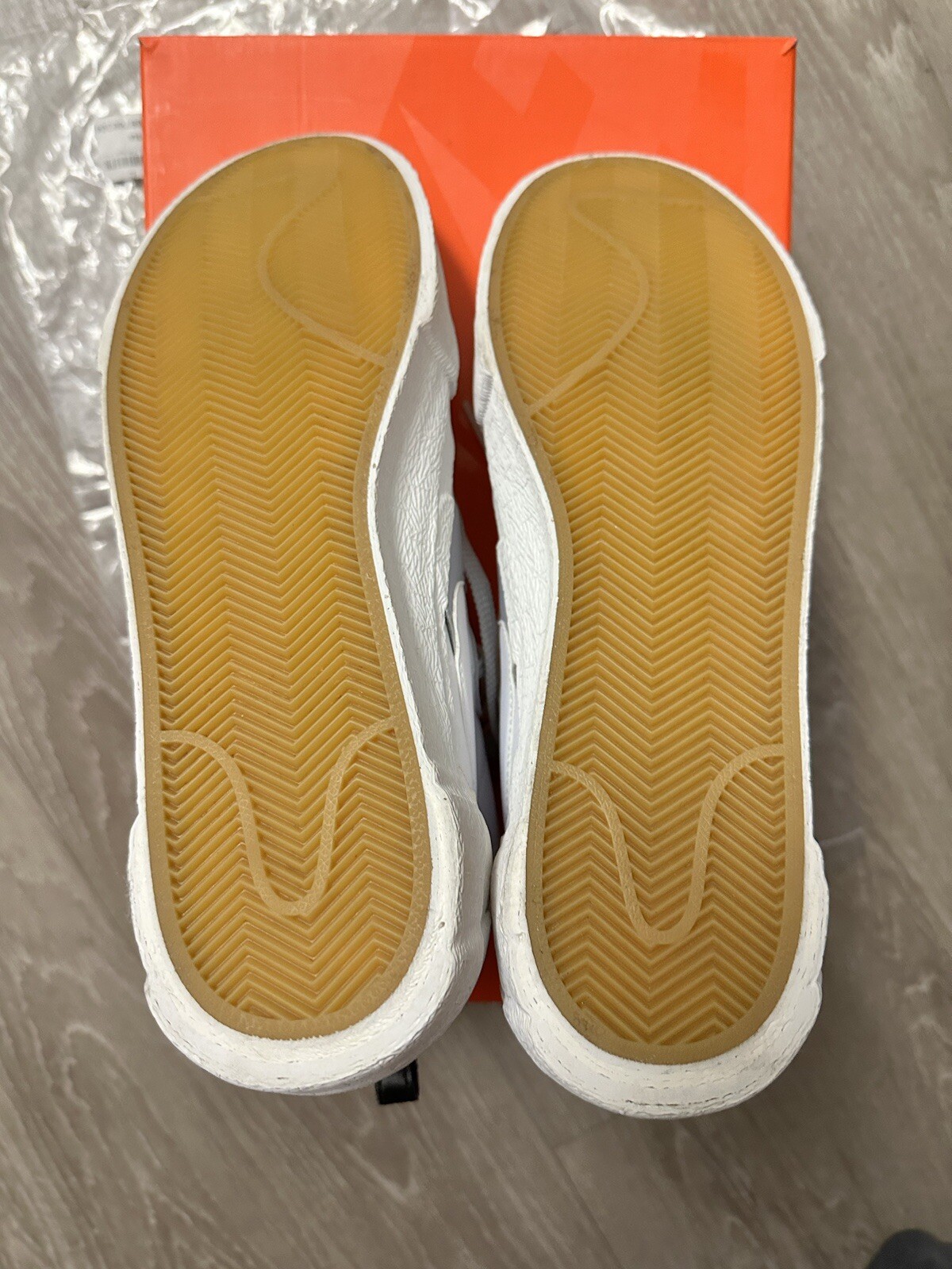 SACAI X NIKE Taglia 10 5 Blazer Nike sacai x bianco medio grigio