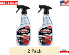 ( 2 Pack ) Black Magic Tire Wet 23 oz. Tire Shine Lasts Up to 4 Weeks - BM23