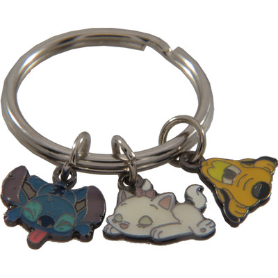 DISNEY Keychain - Pluto, Stitch and Marie