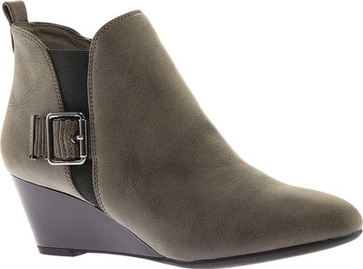 anne klein wedge boots