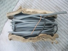 1.0MM DOUBLE INSULATED BLACK SINGLES AND EARTH CABLE 6241Y OLD COLOURS 10 METRES