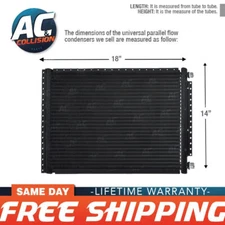 Universal Condenser Parallel Flow 14 x 18 O-ring #6 #8 AC A/C