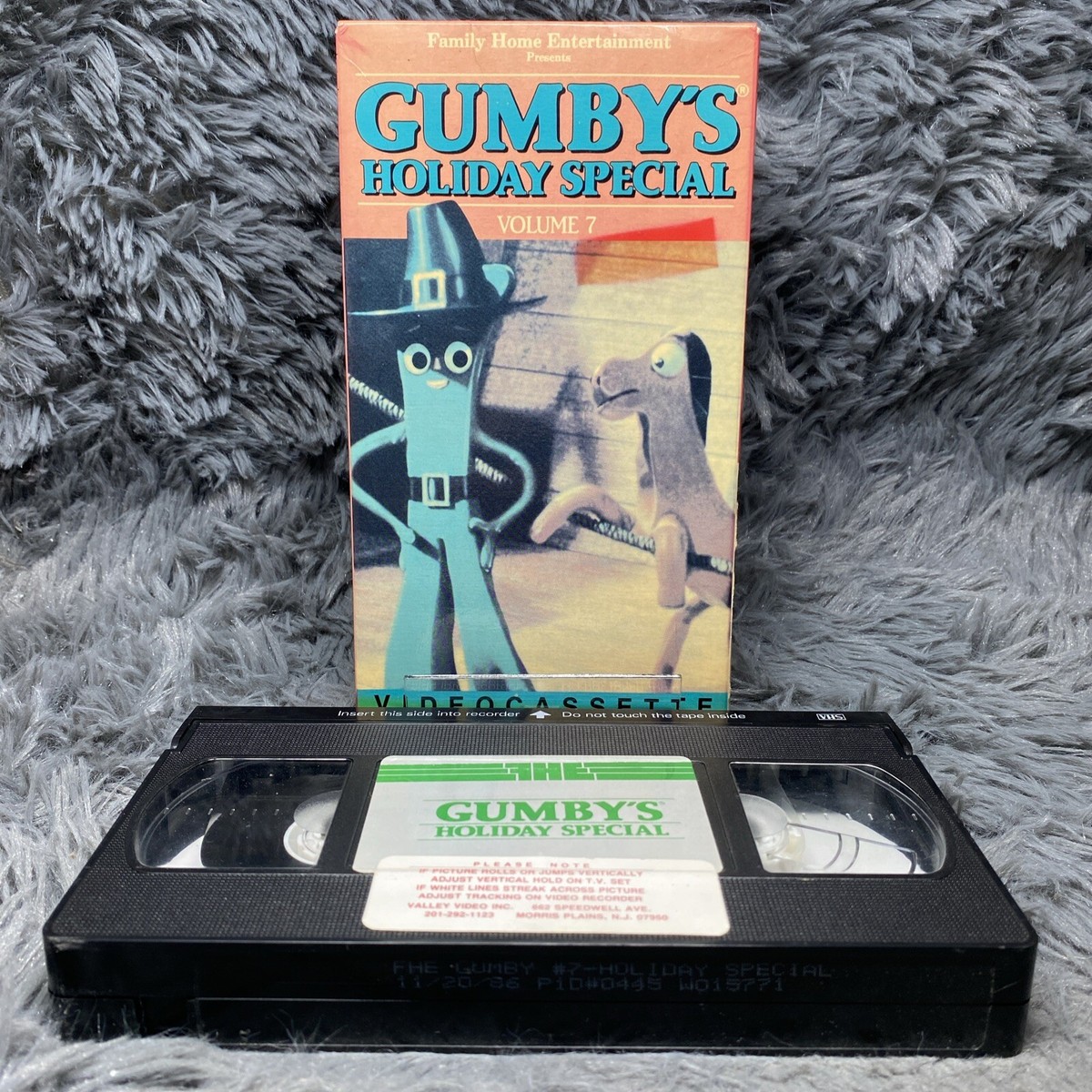Gumby's Holiday Special Volume 7 VHS Tape 1986 Family Home