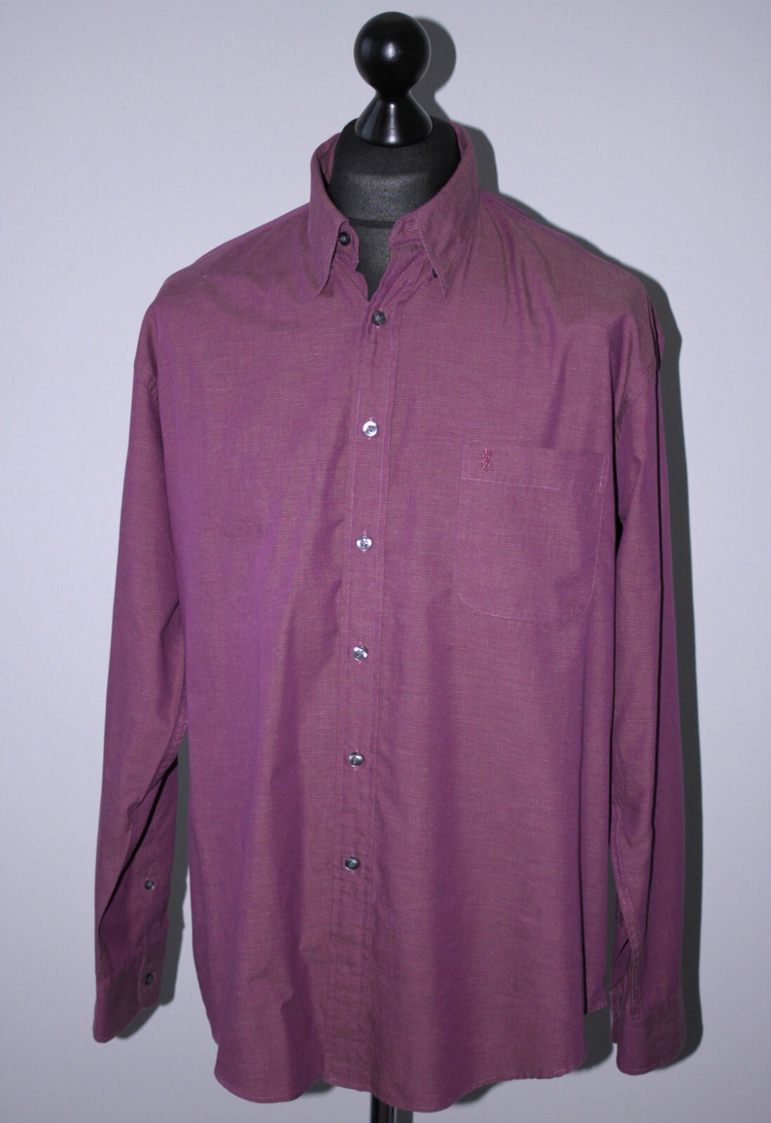 Vintage YSL Yves Saint Laurent mens shirt Size 42 16 1 2