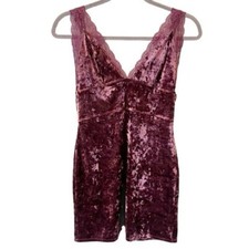 Free People Dress Women's Small Intimately Viper Velvet Chemise Bodycon Slip