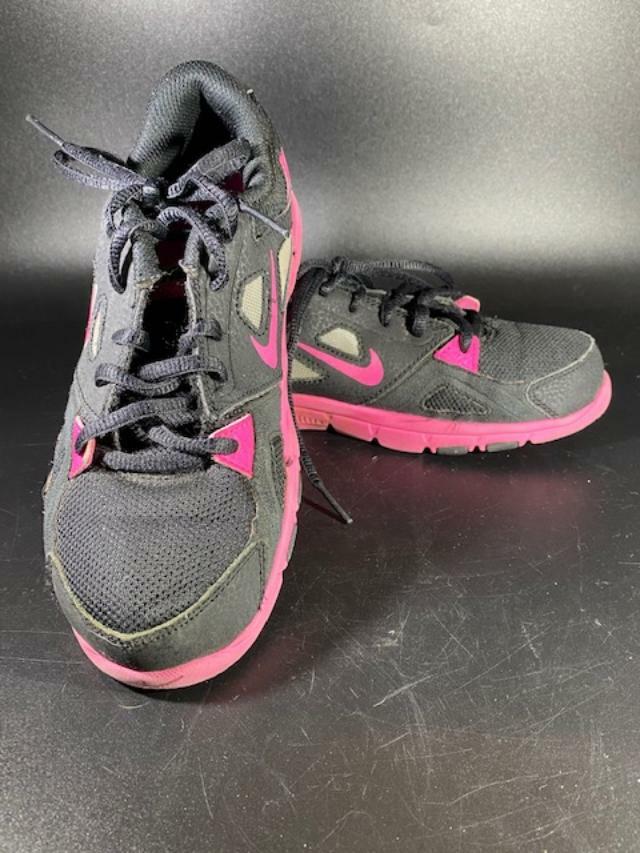 hot pink and black sneakers