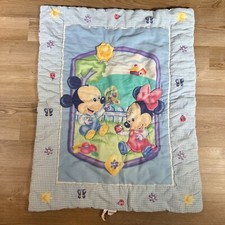 Disney Babies Mickey Mouse Minnie Flower Butterfly Quilt Comforter Blanket