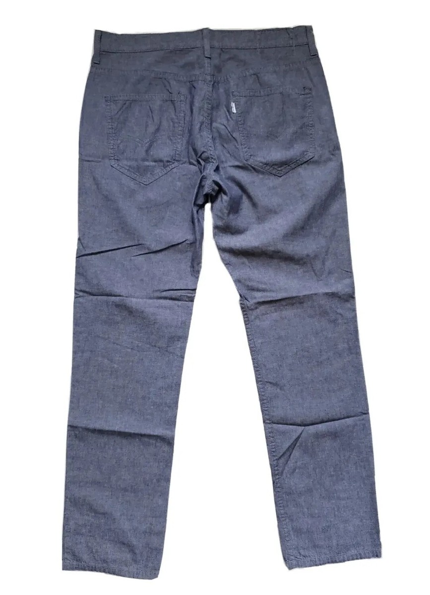 パンツ 60's Blue&Black Chambray Wool Slacks Vintage 60s Navy