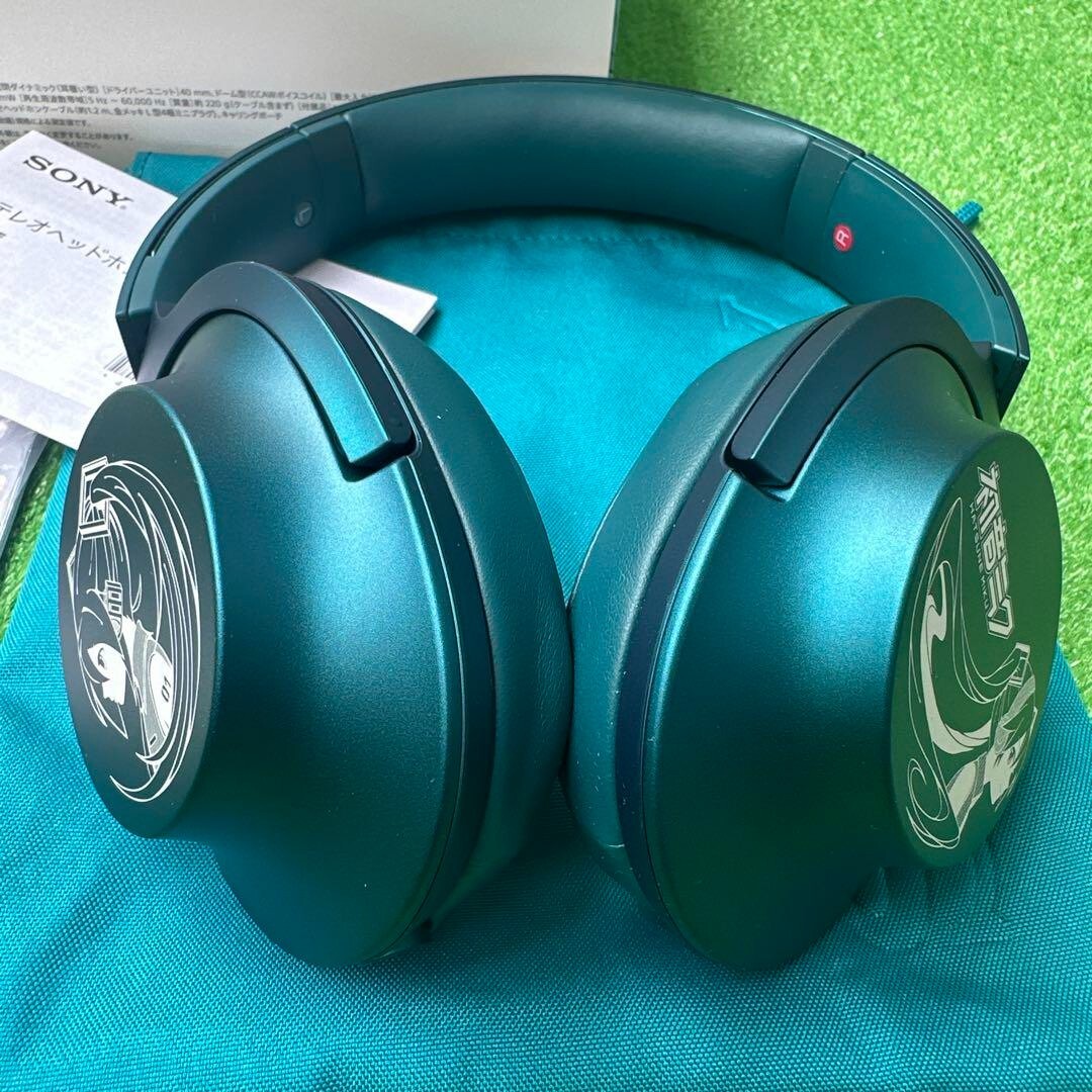 h.ear on MDR-100A Hatsune Miku Model VOCALOID Headphones