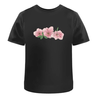 T-Shirts ''Azalea Flowers'' Herren/Damen Baumwolle (TA046474)