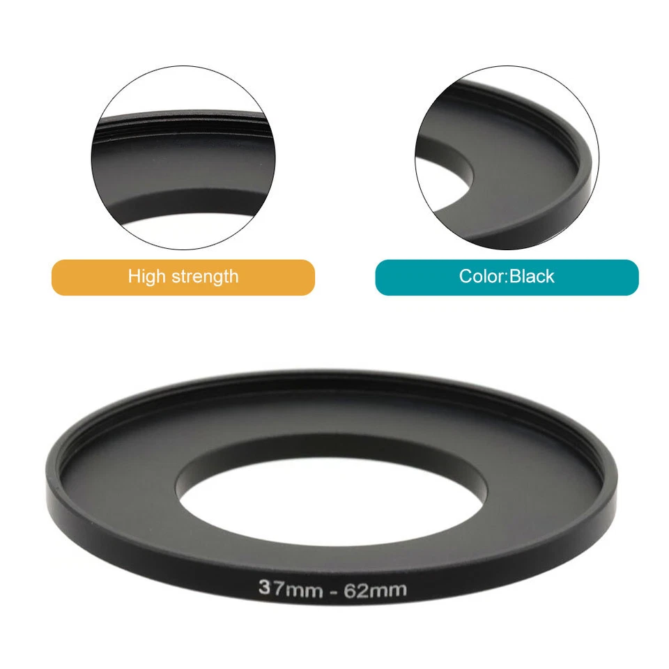 Anillo de filtro de lente anillo ascendente/descendente 37-28/30,5/40,5/42/46/49/52/55/58/62 mm Foto 4 de 4