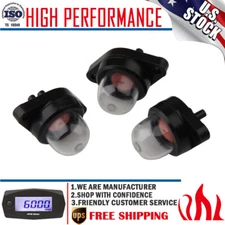 3PCS Primer Bulb 530071835 188-518 For Poulan Chainsaw 1950 1975 2050 2150 2375
