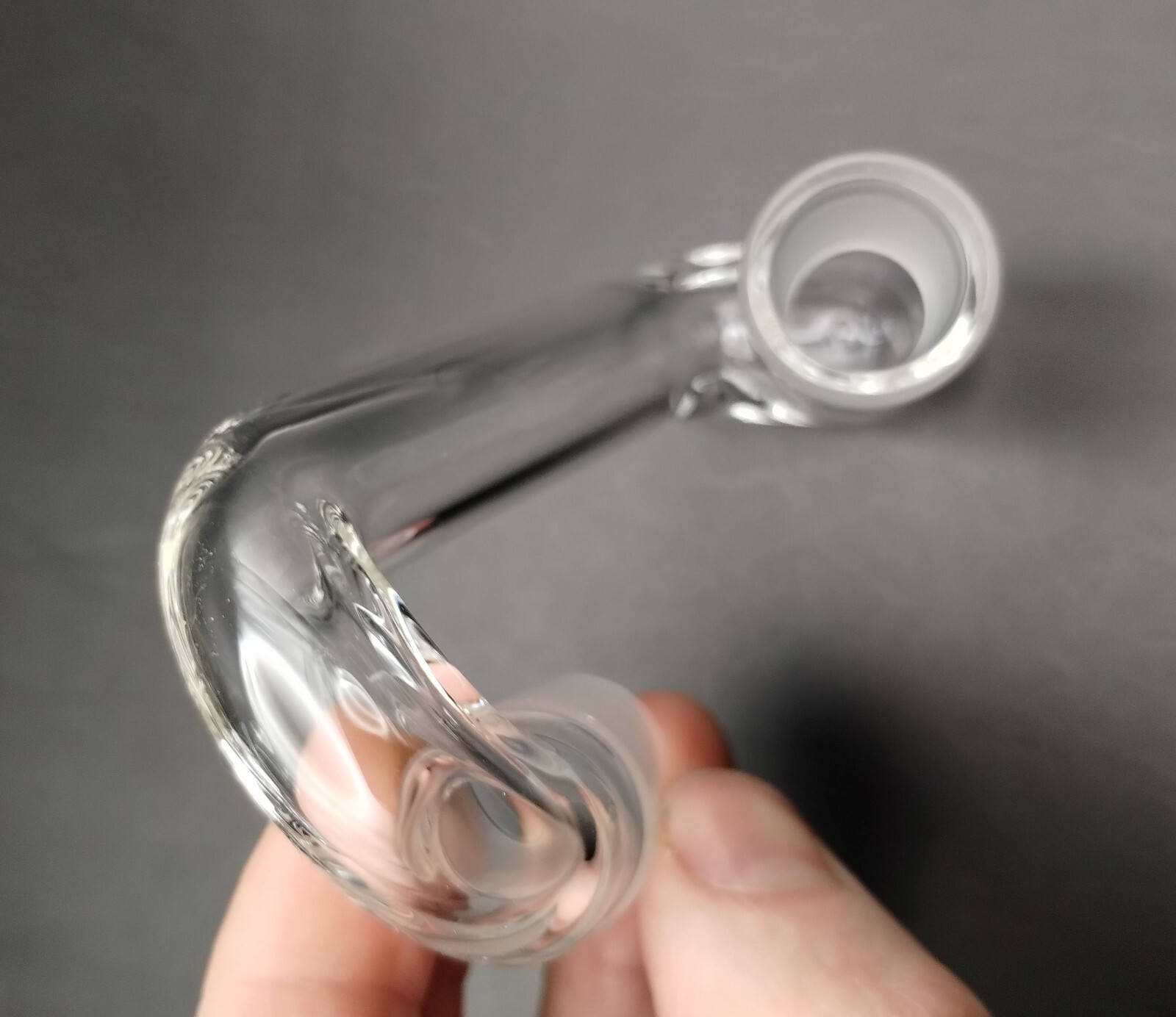 DISCOUNTED 14mm Female- 18mm Male Glass Drop Down Attachment Adapter