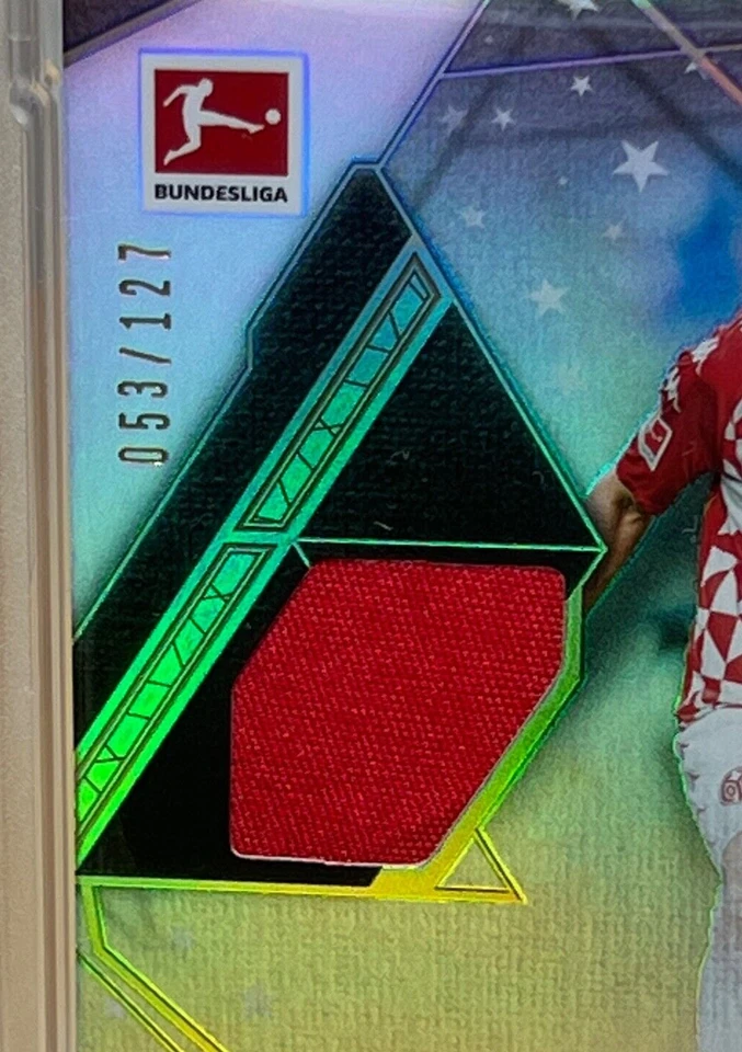 DOMINIK KOHR 2021-22 TOPPS TIER ONE BUNDESLIGA MAGIC SKILLS PATCH /127 PSA MAINZ - Image 2 of 4
