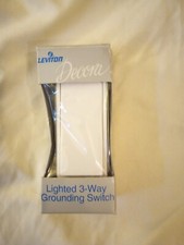 Leviton Decora 15 Amp 120-Volt Single Pole Grounding Quiet Ivory Rocker Switch