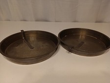 Vintage 10  Round Tin Cake Pan With Separator Unbranded Baking Pan