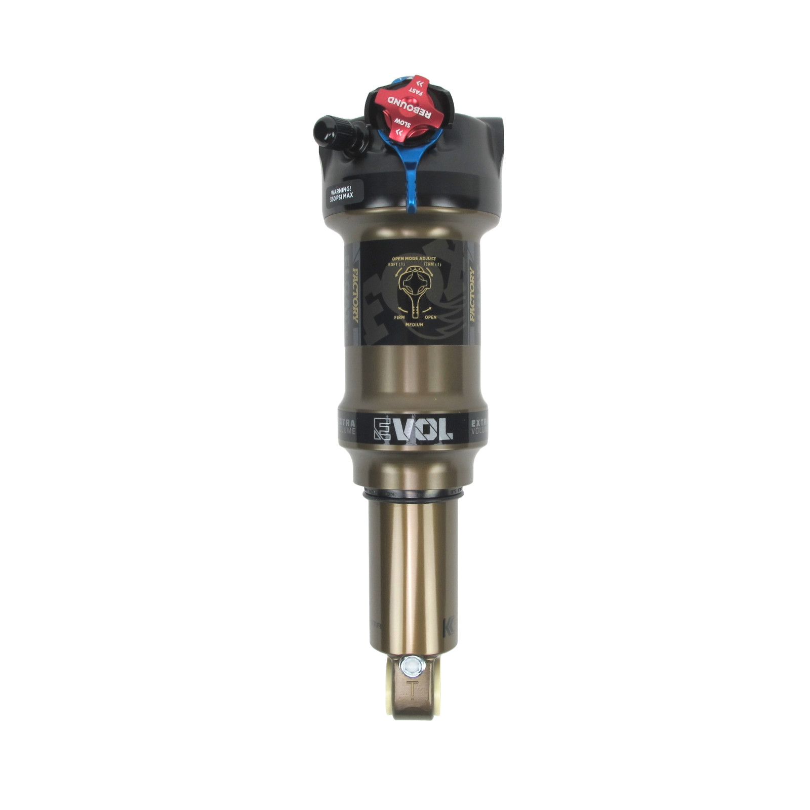 2025 FOX FLOAT SL Trunnion 165 x 42.5 Factory Rear Shock 3pos-adj - $499 MSRP