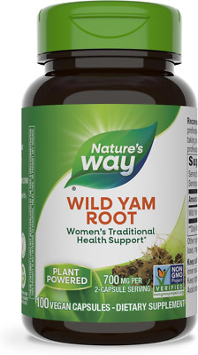Wild Yam Root, Women'S Traditional Health Support*, 700 Mg per 2-Capsule Serving
