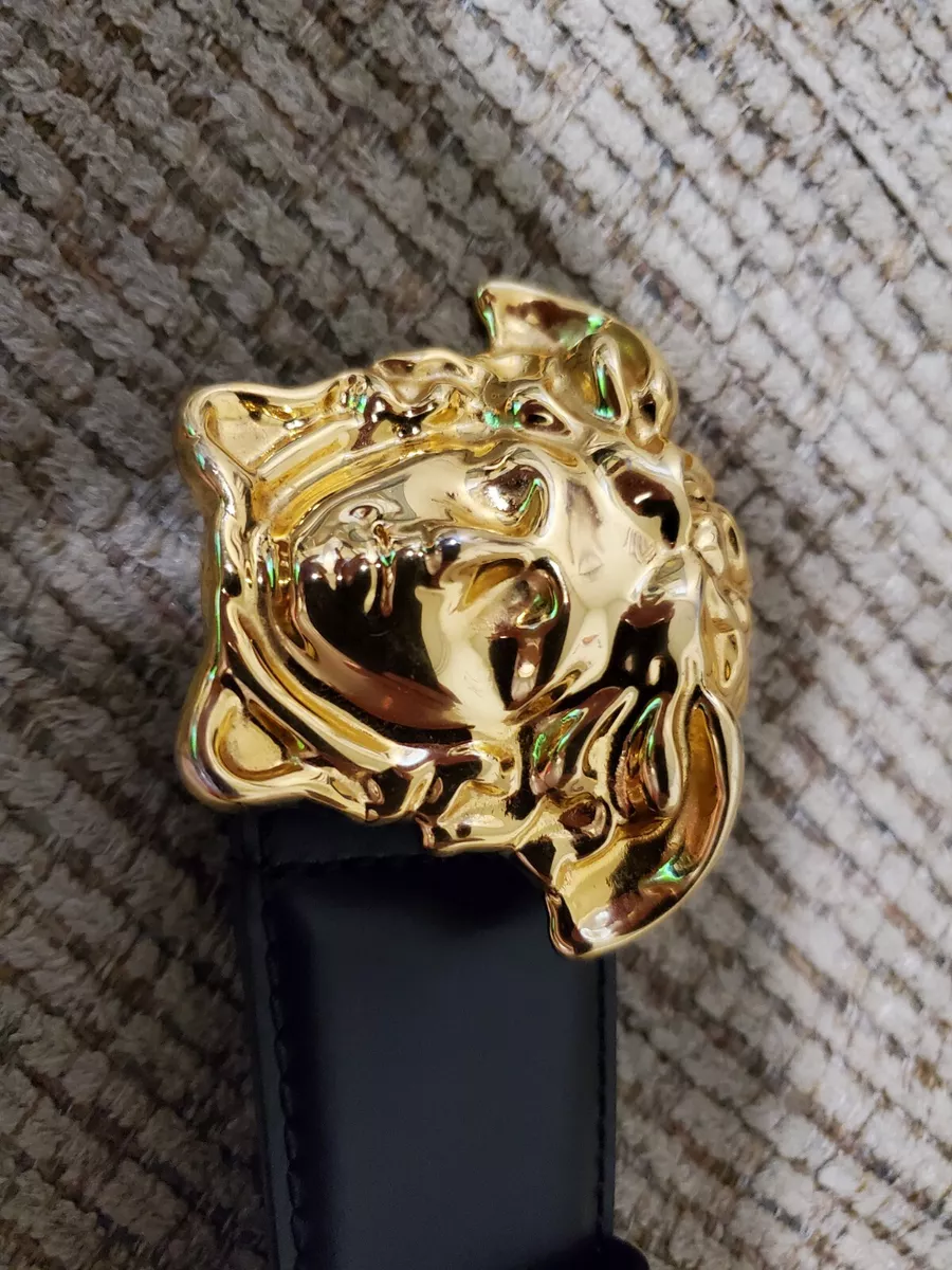 Versace Men's Medusa Leather Belt