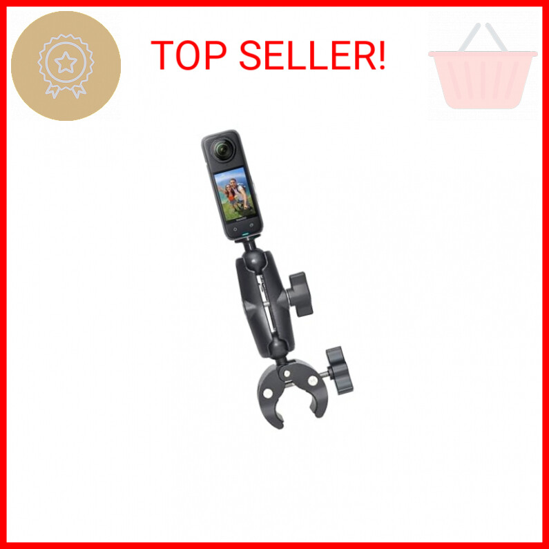 Bicycle Handlebar Mount Motorcycle Mount for Action Camera Compatible with Insta