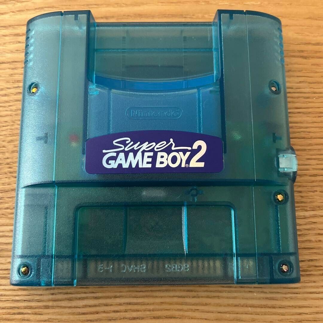 Nintendo Super Gameboy 2 Famicom SNES SFC game boy boxed manual tested ...