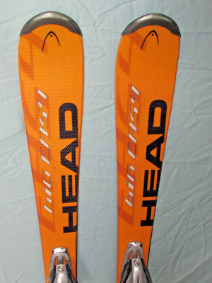 HEAD Big Easy all mountain short skis 130cm w/ Tyrolia Superlight