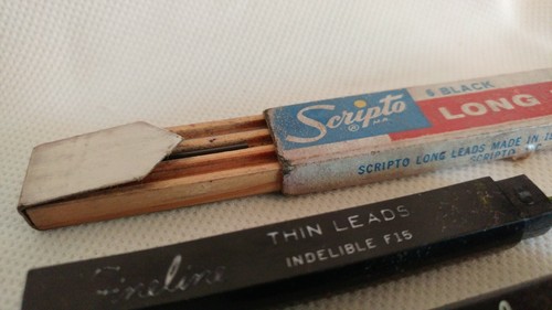 VTG Lot/4 Sheaffer Fineline Mechanical Pencil Leads asst w/ tin orig packaging - Picture 6 of 6