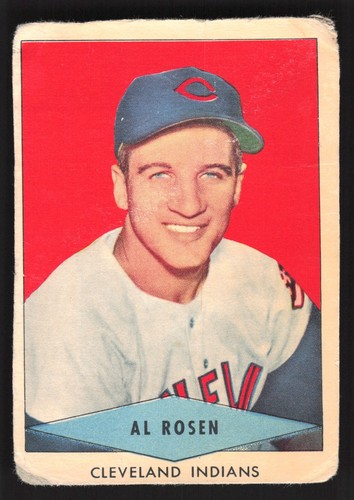 Al Rosen 1954 Red Heart card