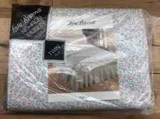 vintage lady pepperell tuscany twin flat sheet flowers