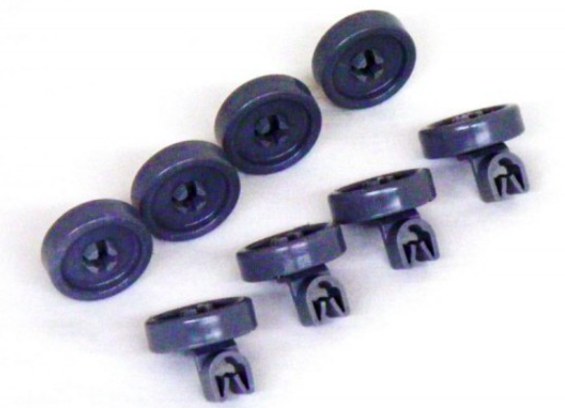 ASKO DISHWASHER LOWER BASKET WHEELS KIT D1605, D1606, D1716, D1805