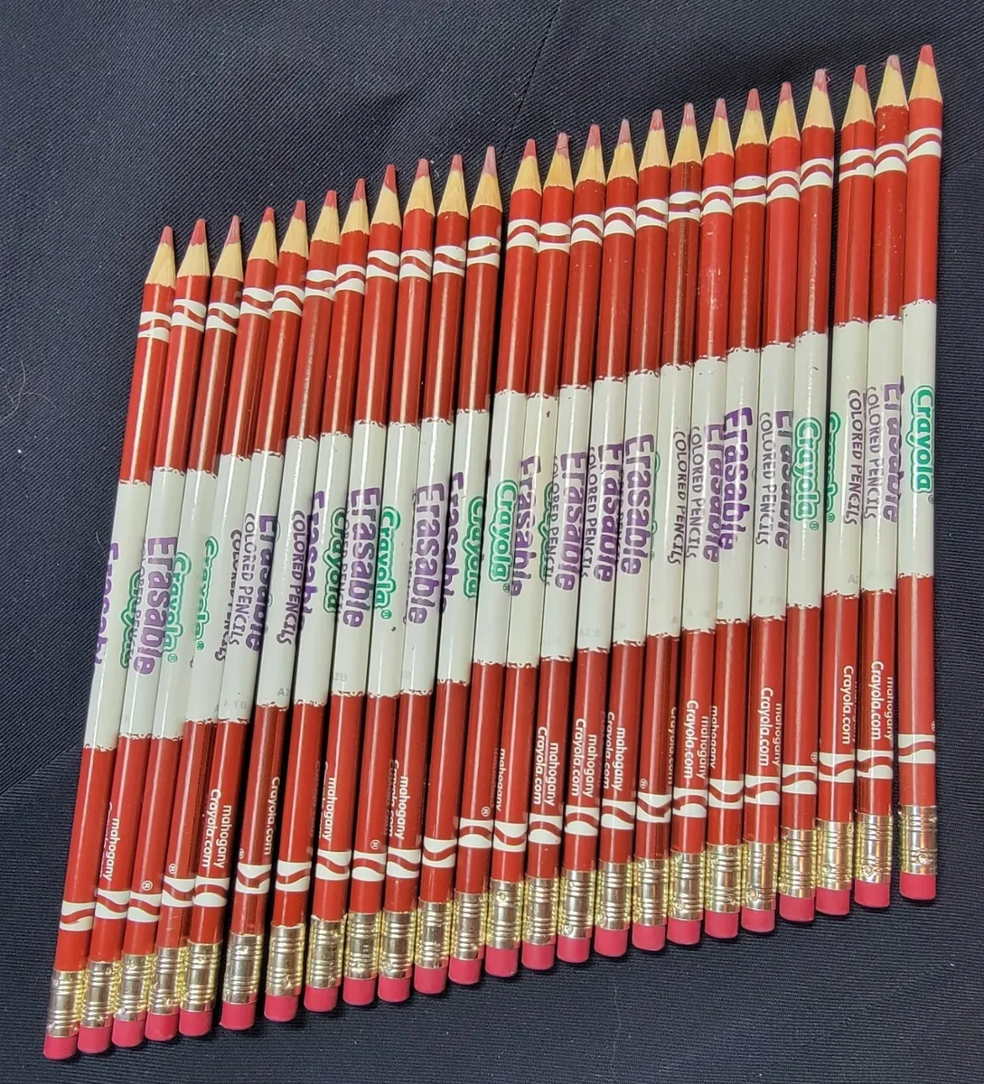 Crayola erasable colored pencils bulk 24 MAHOGANY