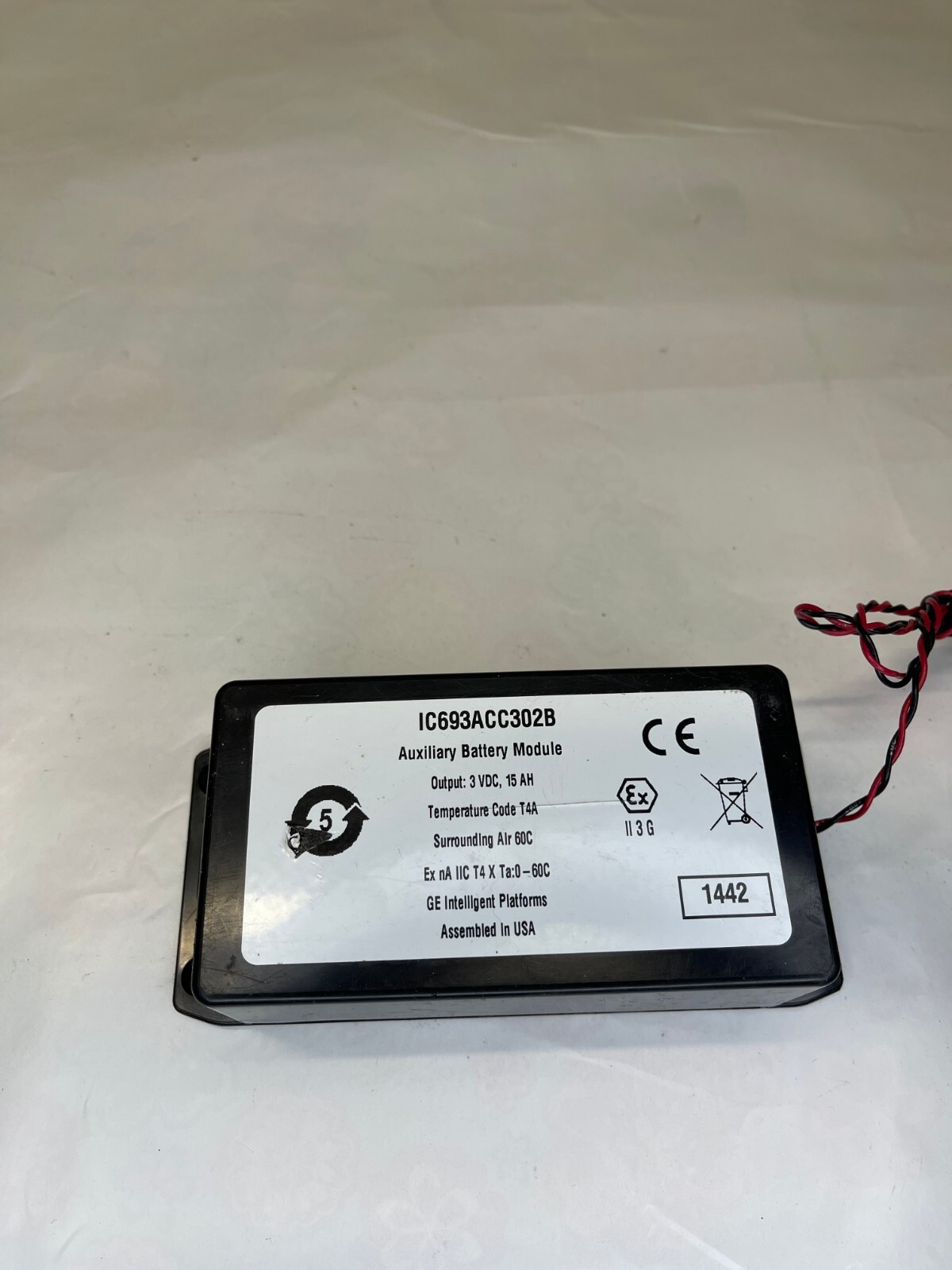 IC693ACC302B FANUC Module Battery Auxiliary Plc 3 Vdc 1 Ah | eBay