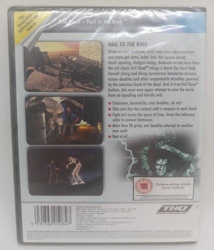 Evil Dead: Hail to the King gioco per PC * Windows 98/ME/2000/XP * nuovo e sigillato come nuovo - Foto 2 di 2