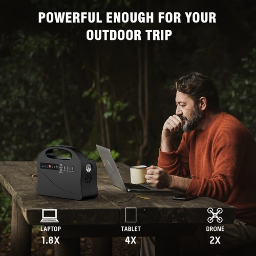 SinKeu Portable Power Station,99Wh Solar Generator, Backup Lithium Battery 230V - Picture 7 of 9