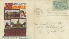 Mamie Doud Eisenhower- Signed First Day Cover (First Lady)