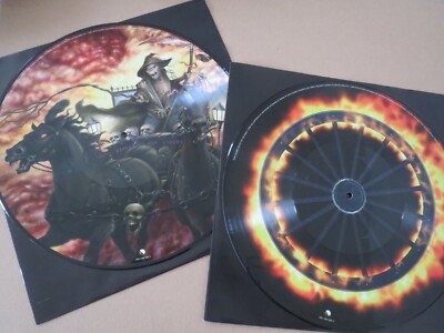 IRON MAIDEN -DEATH ON THE ROAD- RARE LTD EDITION 2 X LP VINYL PICTURE DISC 1ST P