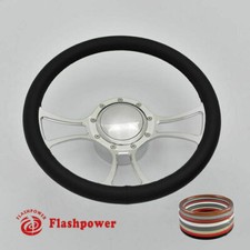 14 Billet Aluminum 9 Hole Steering Wheel Kit ...