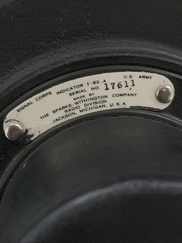 WW2 US Bomber Navigator's Large Radio Compass Gauge Instrument Indicator I-82-A - Picture 4 of 6