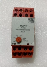 BROYCE CONTROL M3PR PHASE SEQUENCE FAILURE RELAY 342-944 FAST SHIP BY FEDEX