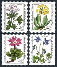Germany-Berlin 9NB204-B207, MNH. Mi 703-707. Flowers 1983. Mountain wildflower,