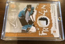 2007-08 Upper Deck Artifacts Frozen Bronze /50 Jonathan Cheechoo #FA-JC Patch