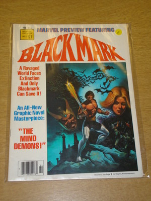 MARVEL PREVIEW PRESENTS #17 BLACK MARK VF CURTIS US MAGAZINE