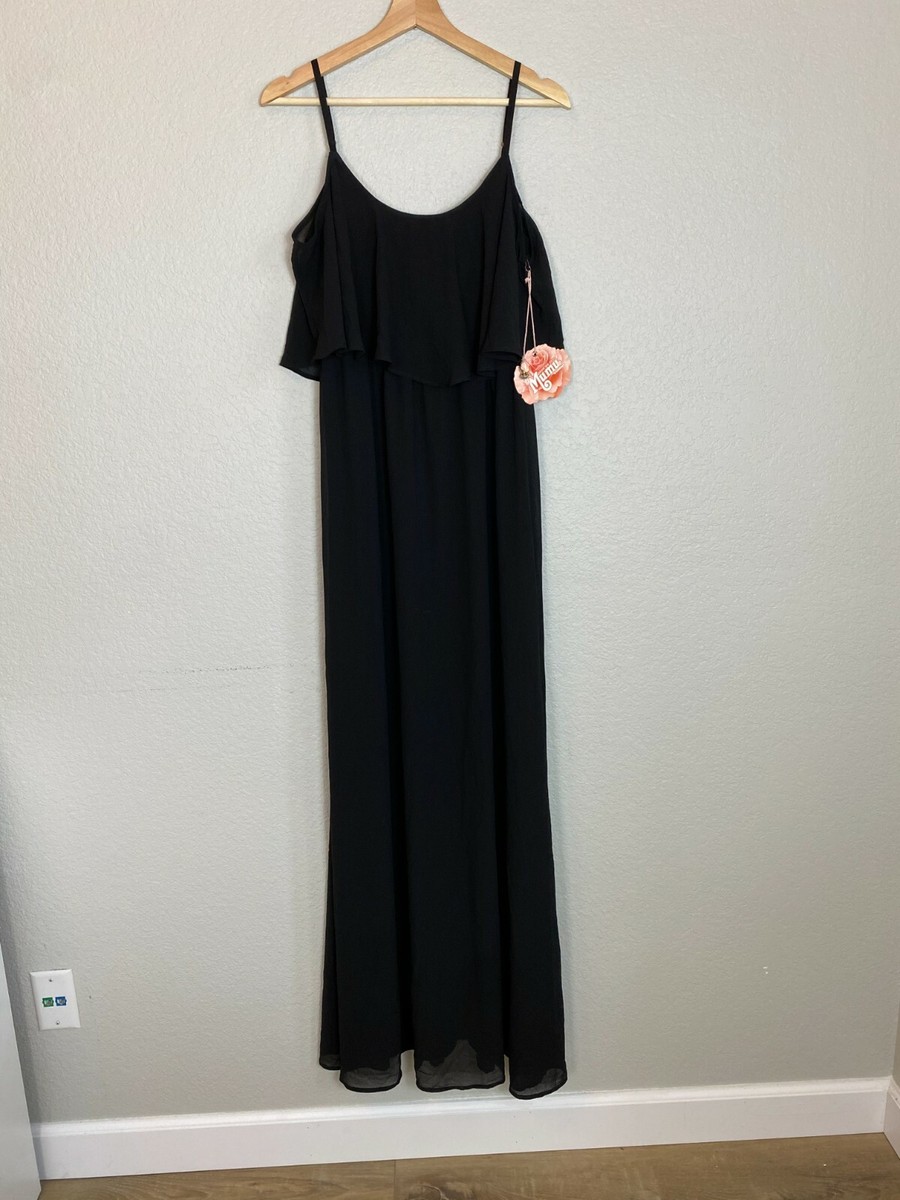 caitlin ruffle maxi dress Affordable wedding dresses - Used Wedding Dresses