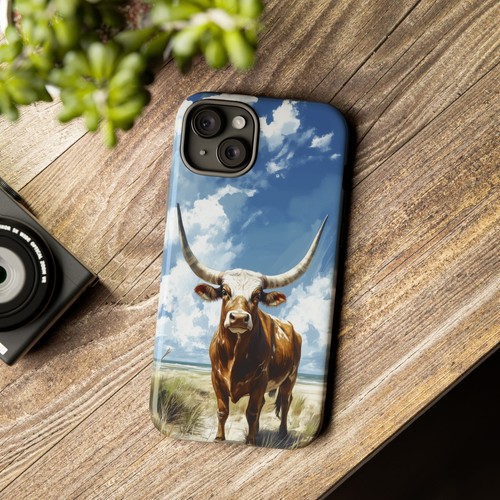 Bull Horns Blue Sky - Phone Ink Cover Case for iPhone, Galaxy, Pixel - 第 48/281 張圖片