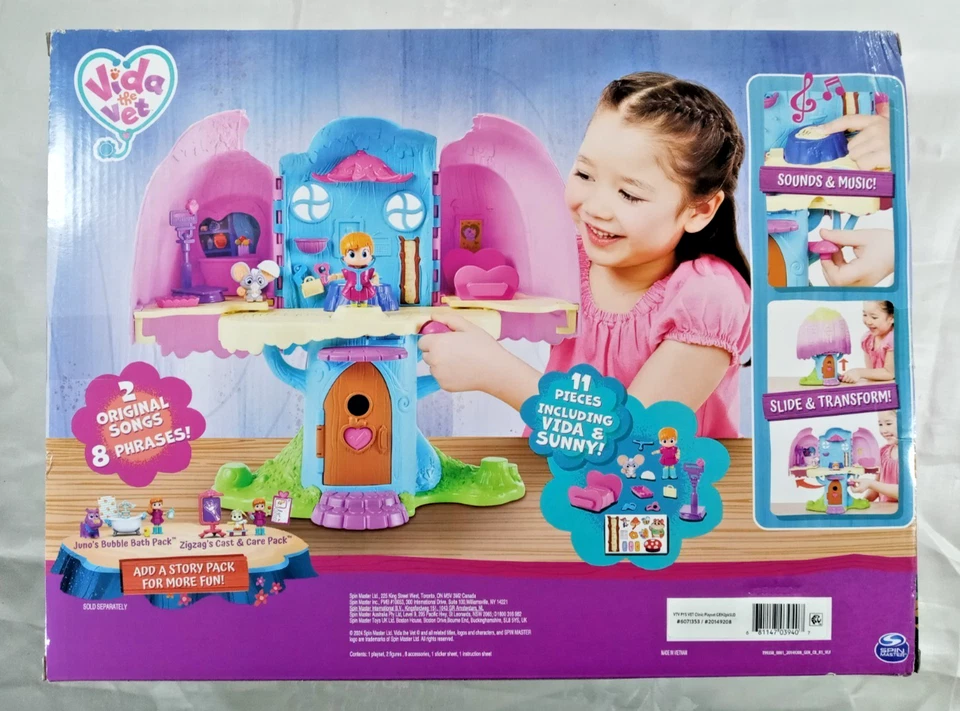 Vida the Vet Sweetwood Acogedor Cuidado Clínica Casa del Árbol Juego NUEVO EN CAJA Foto 3 de 4
